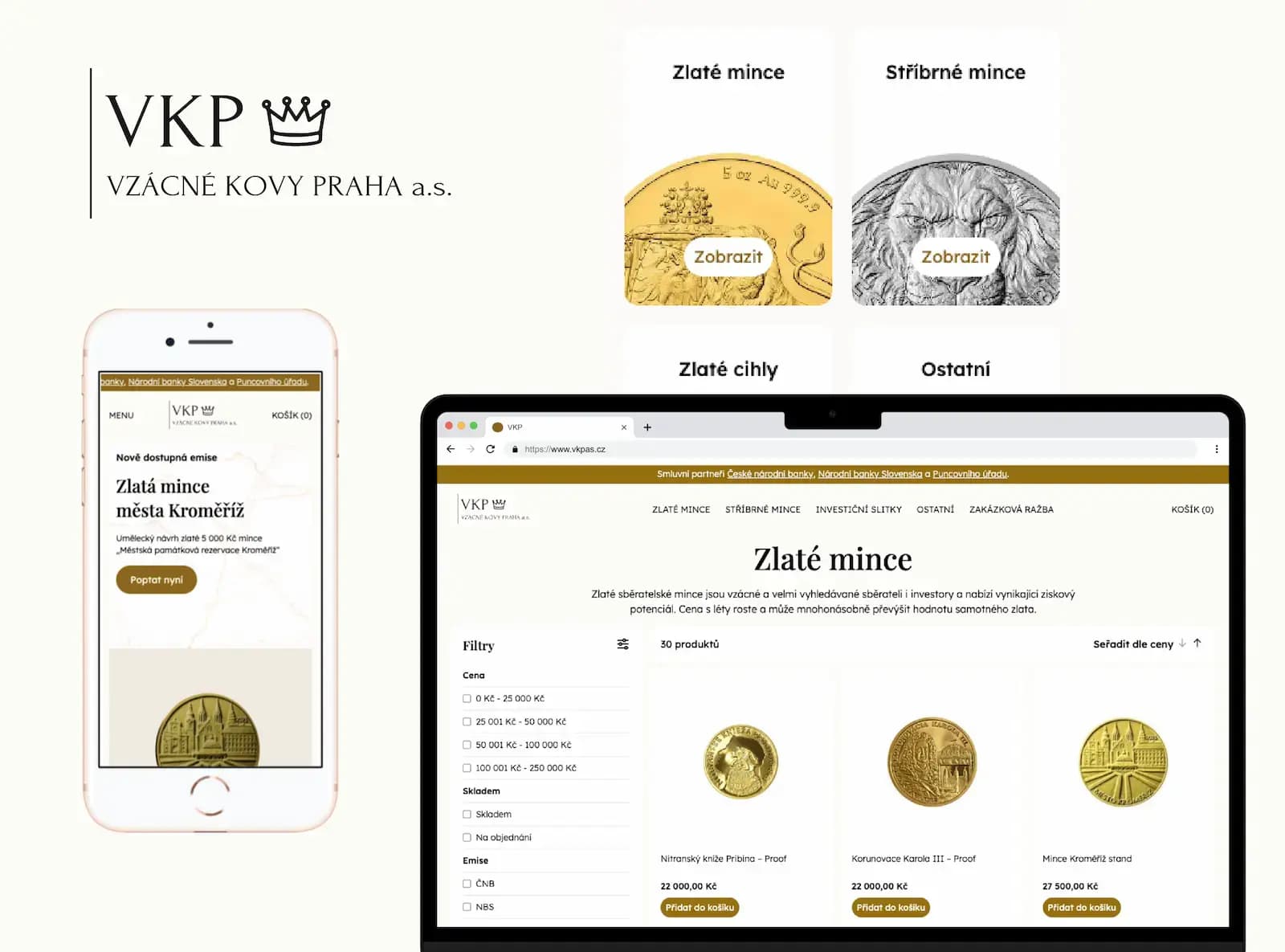 Vzácné kovy Praha